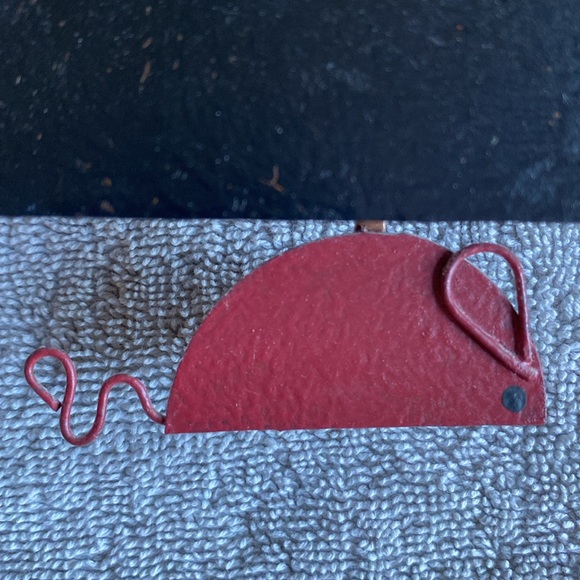 Funky Rustic Metal Cat Lover’s WALL CLOCK Black/White/Bare Metal - Picture 2 of 11